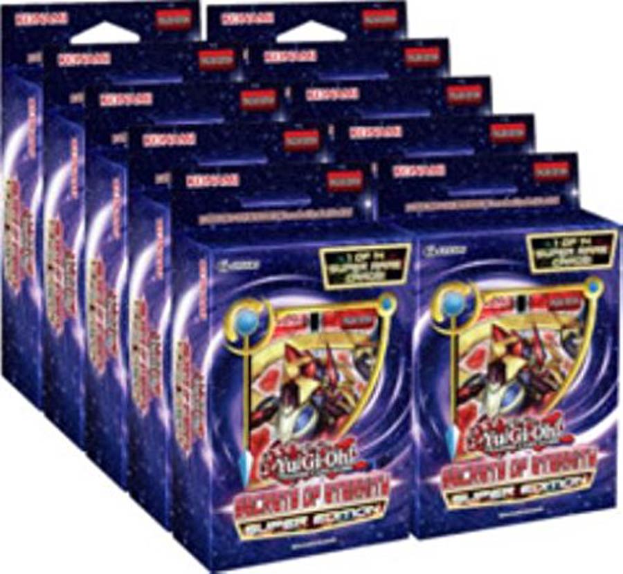 Yu-Gi-Oh Secrets Of Eternity Display Of 10 Super Edition Booster Boxes
