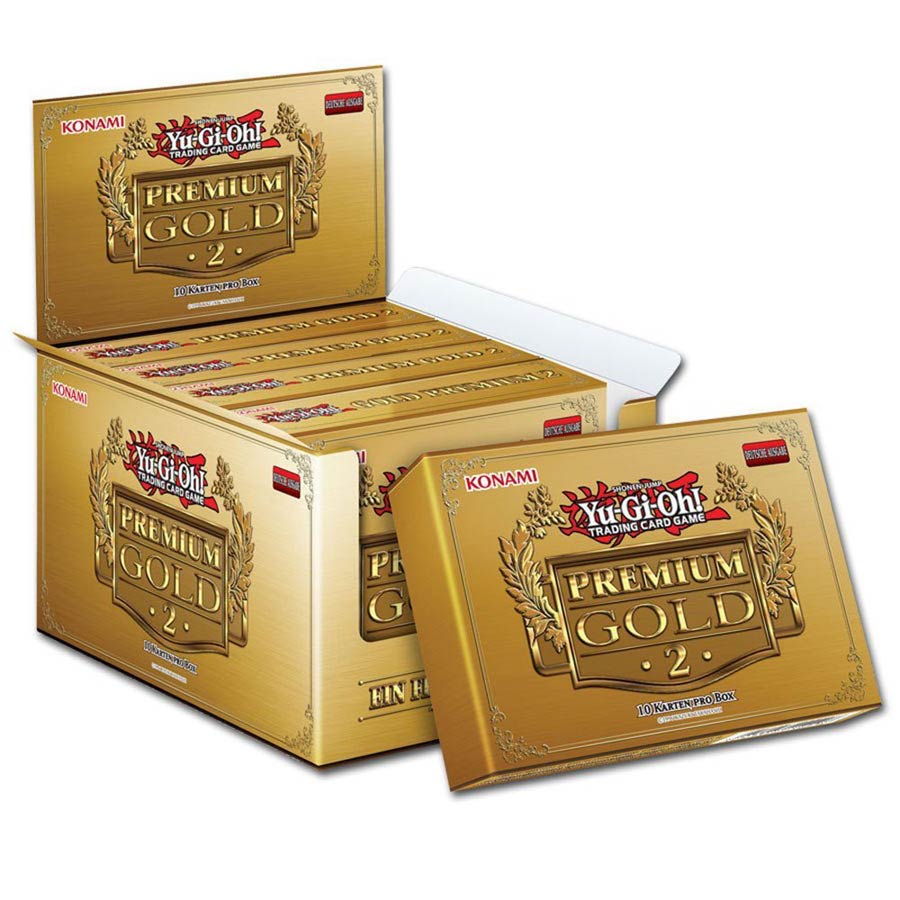 Yu-Gi-Oh Premium Gold Return Of The Bling Display Of 5 Boxes