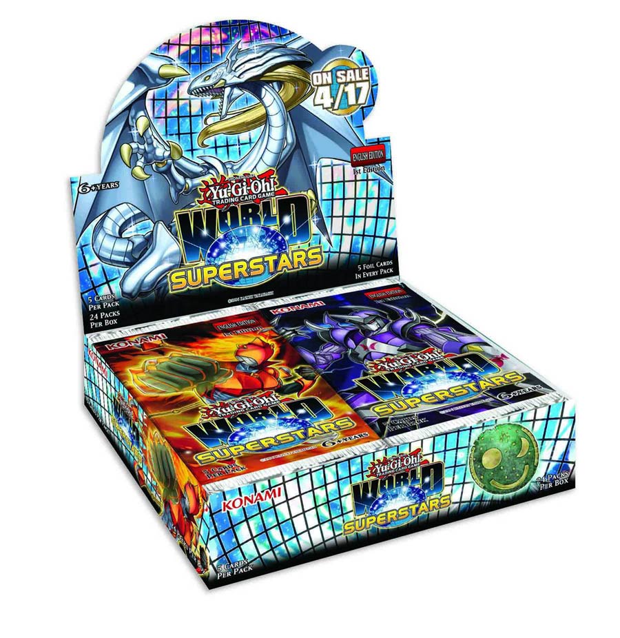 Yu-Gi-Oh World Superstars Display Of 24 Booster Packs