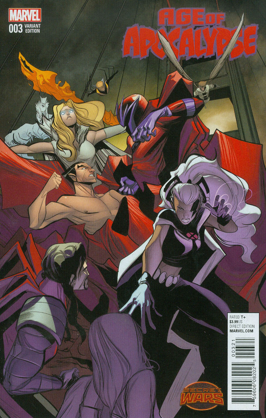 Age Of Apocalypse Vol 2 #3 Cover B Incentive Variant Cover (Secret Wars Warzones Tie-In)