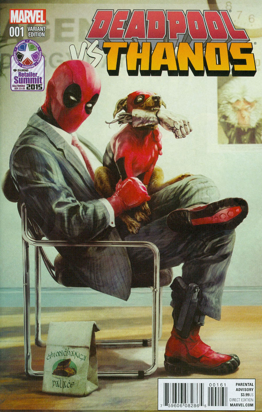Deadpool vs Thanos #1 Cover D Retailer Summit 2015 Variant Cover
