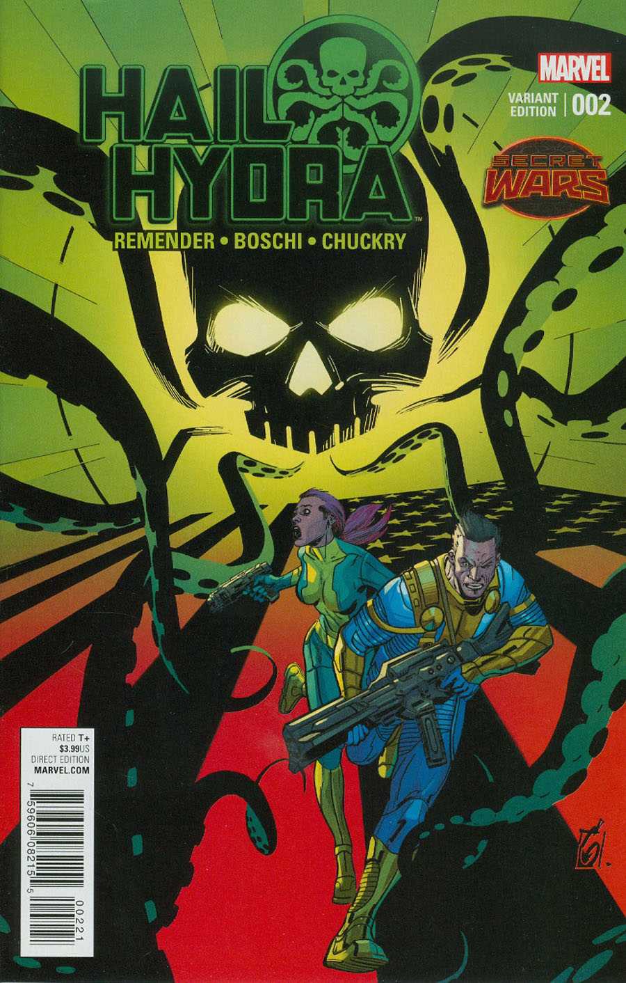 Hail Hydra #2 Cover B Incentive Ron Garney Variant Cover (Secret Wars Warzones Tie-In)