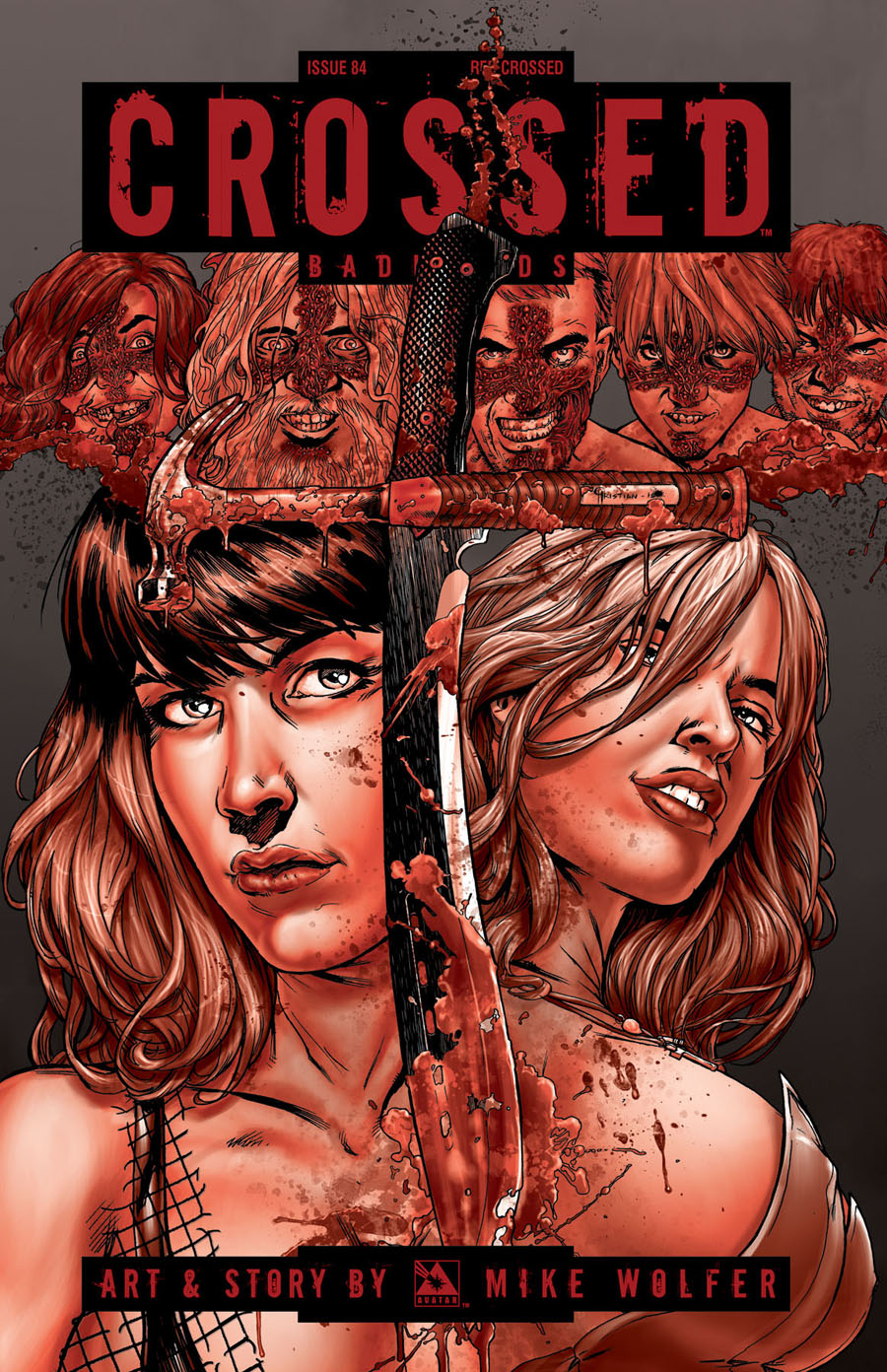 Crossed Badlands #84 Cover F Incentive Red Crossed Edition