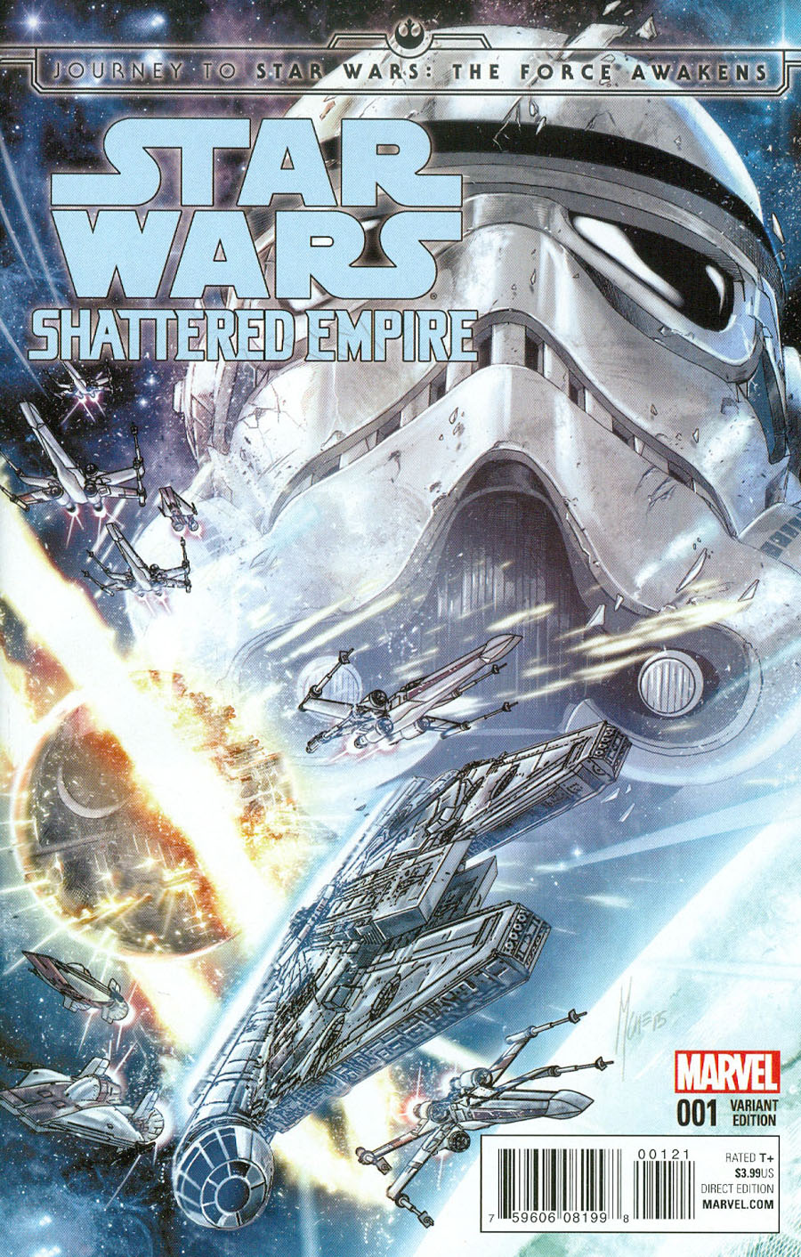 Journey To Star Wars Force Awakens Shattered Empire #1 Cover D Incentive Marco Checchetto Variant Cover