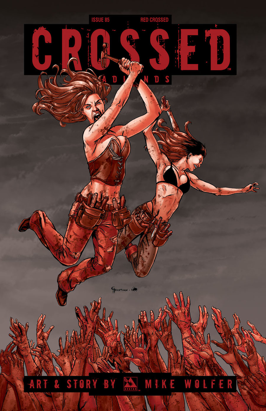 Crossed Badlands #85 Cover F Incentive Red Crossed Edition