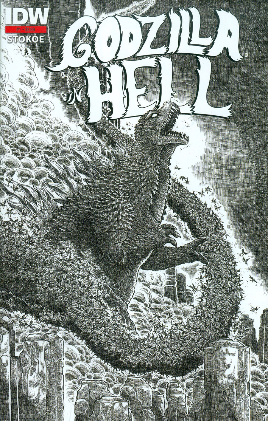Godzilla In Hell #1 Cover C 2nd Ptg James Stokoe Variant Cover
