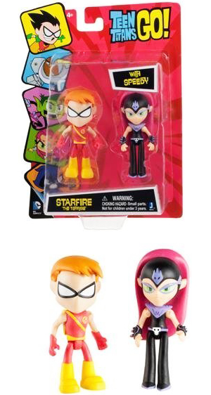 Teen Titans Go 2.75-Inch Action Figure - Starfire With Speedy