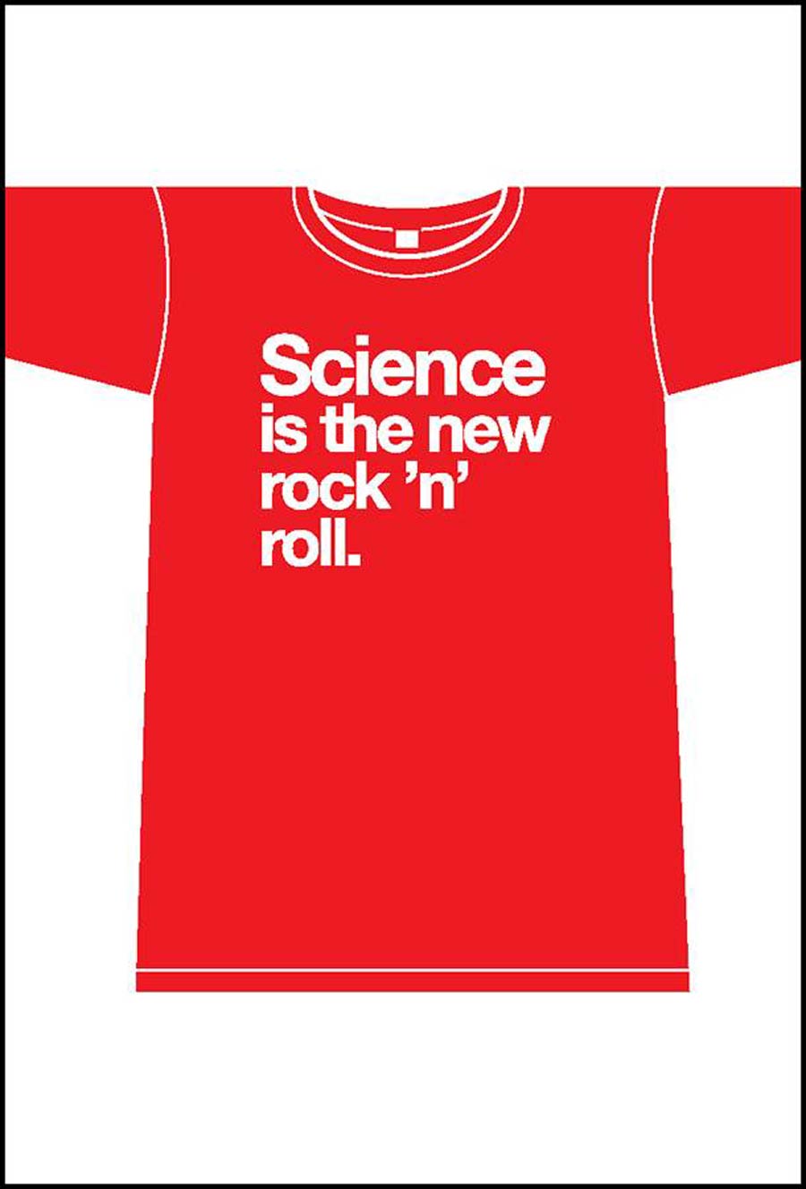 Nowhere Men Science Is The New Rock N Roll Nowhere Men Red Womens T-Shirt Large