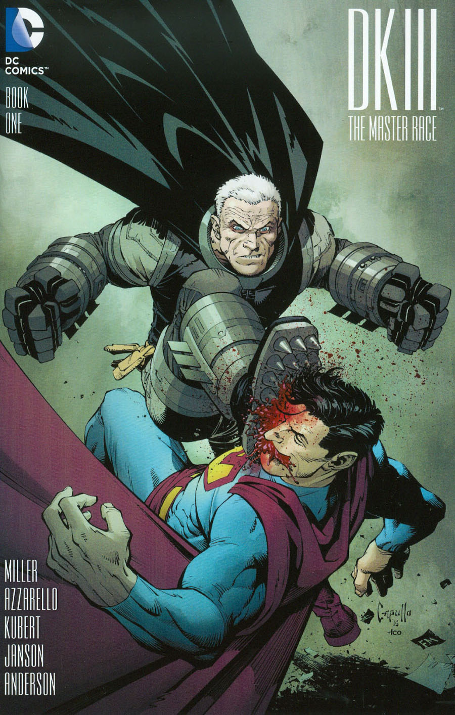 Dark Knight III The Master Race #1 Cover B Midtown Exclusive Greg Capullo Color Variant Cover
