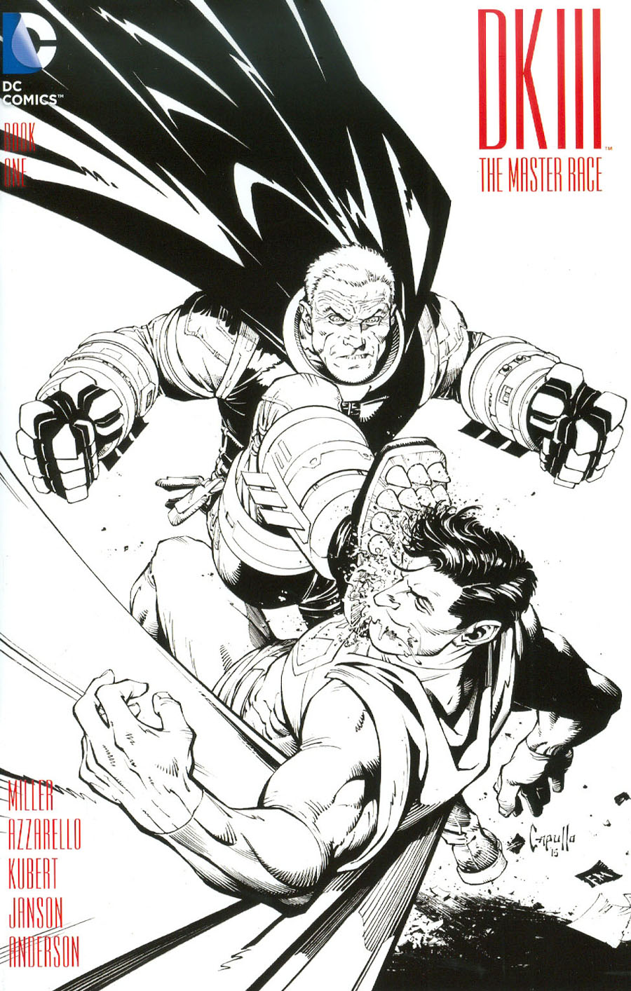 Dark Knight III The Master Race #1 Cover C Midtown Exclusive Greg Capullo Sketch Variant Cover