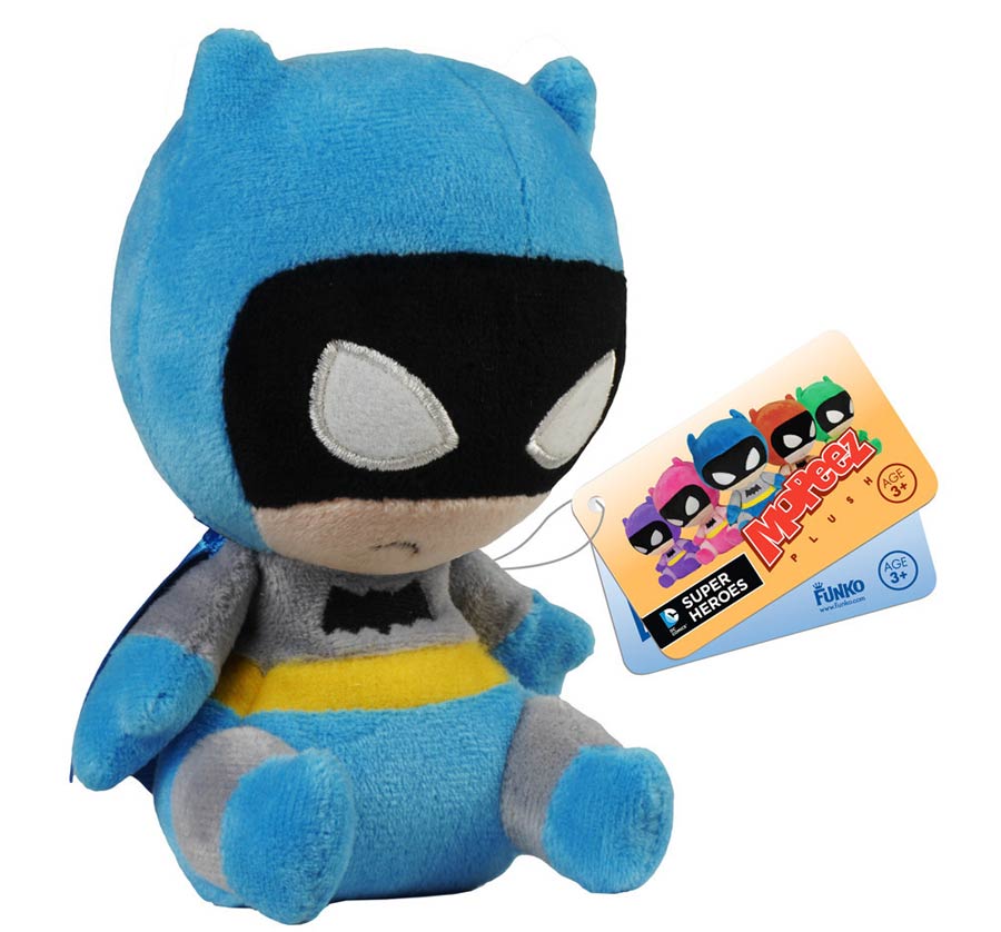 Mopeez Batman 75th Anniversary Blue Batman Plushie