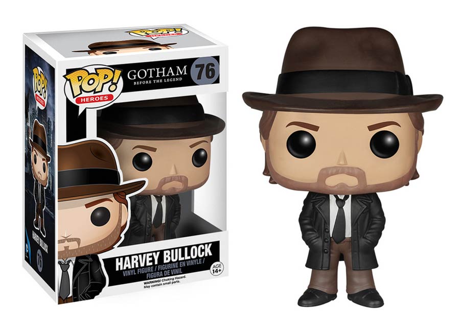 POP Heroes 76 Gotham Harvey Bullock Vinyl Figure