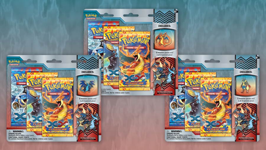 Pokemon Mega Evolution Collectors 3-Pin Pack