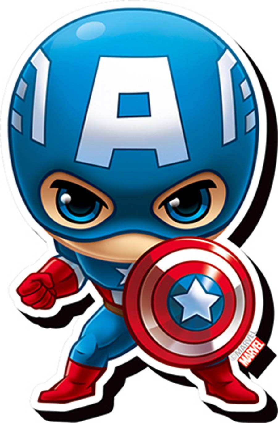 Marvel Comics Funky Chunky Magnet - Avengers Captain America Chibi
