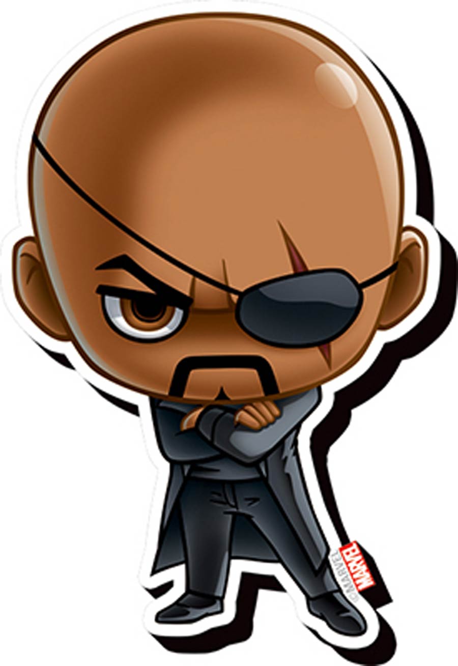 Marvel Comics Funky Chunky Magnet - Avengers Nick Fury Chibi