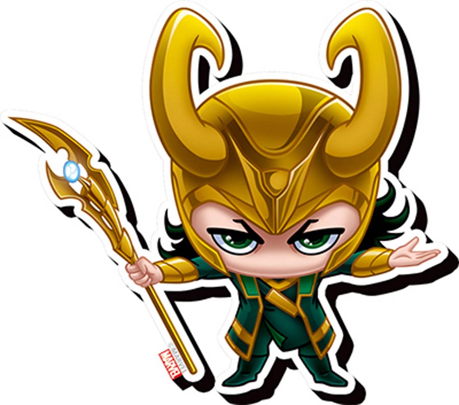 Marvel Comics Funky Chunky Magnet - Avengers Loki Chibi