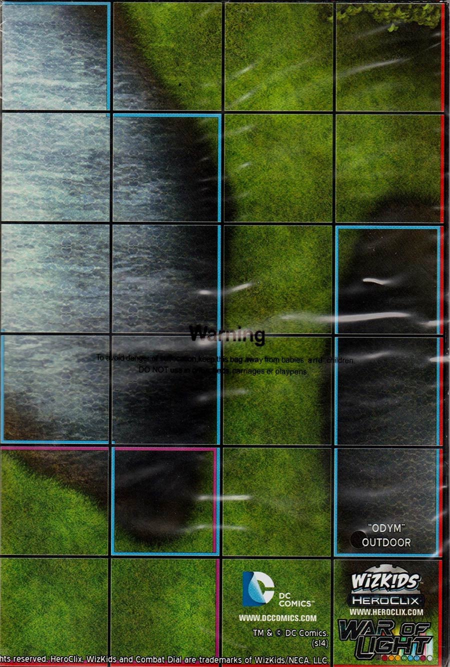 DC HeroClix War Of Light Month 3 Odym Outdoor / Space Outdoor Map