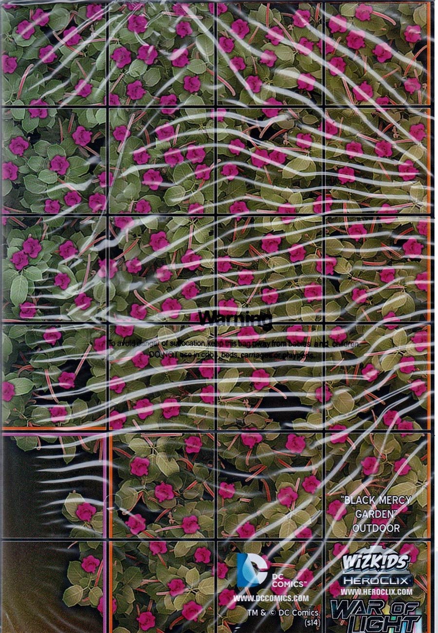 DC HeroClix War Of Light Month 4 Black Mercy Garden Outdoor / Ysamault Outdoor Map