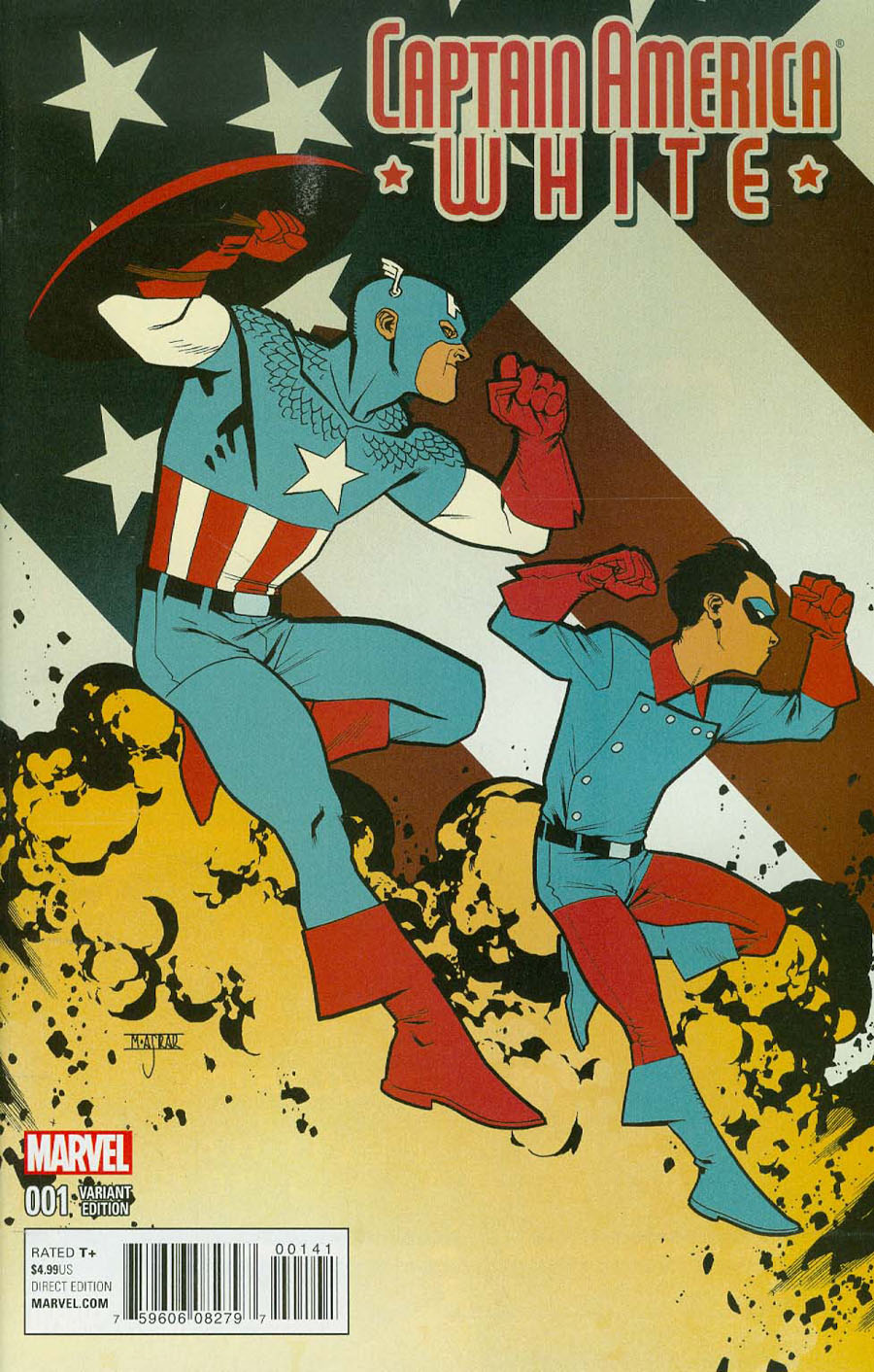 Captain America White #1 Cover D Incentive Mahmud A Asrar Variant Cover