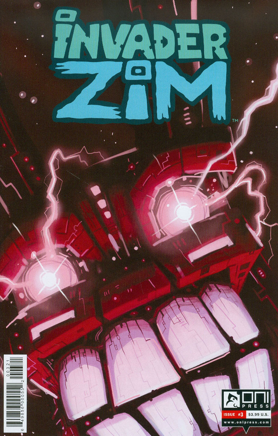 Invader Zim #3 Cover B Variant Jhonen Vasquez Cover