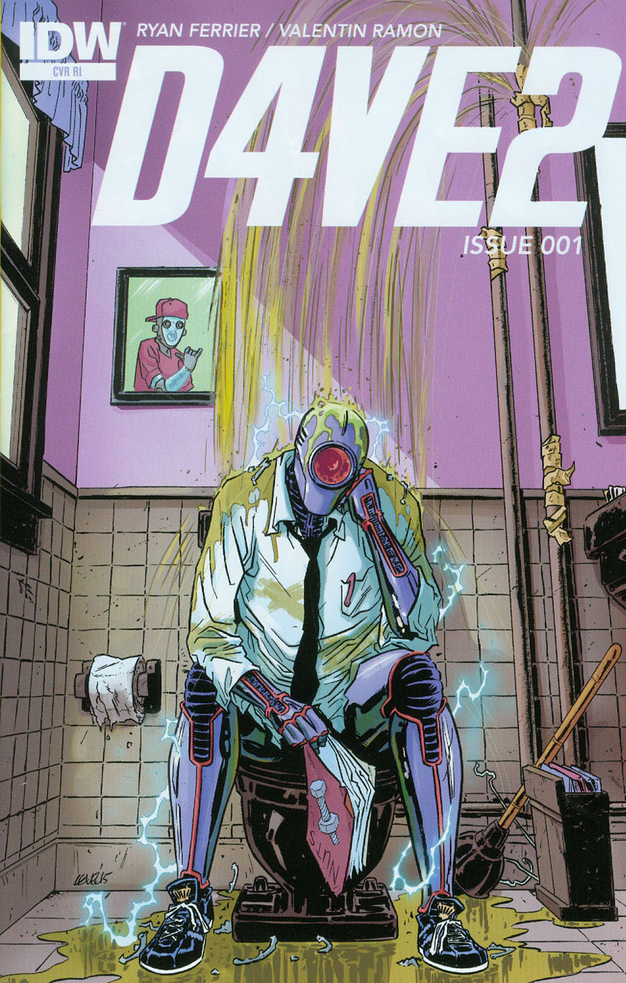 D4VE2 #1 Cover C Incentive Brian Level Variant Cover