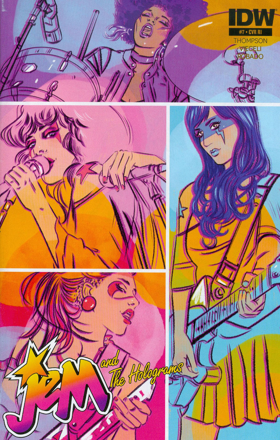 Jem And The Holograms #7 Cover C Incentive Paulina Ganucheau Variant Cover