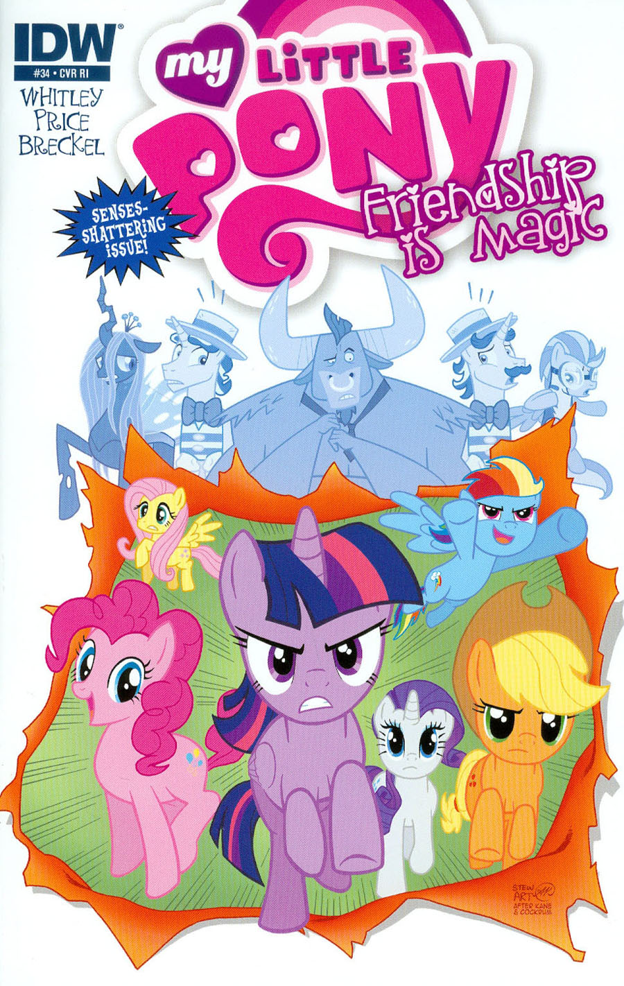 My Little Pony Friendship Is Magic #34 Cover C Incentive Stewart McKenny Variant Cover