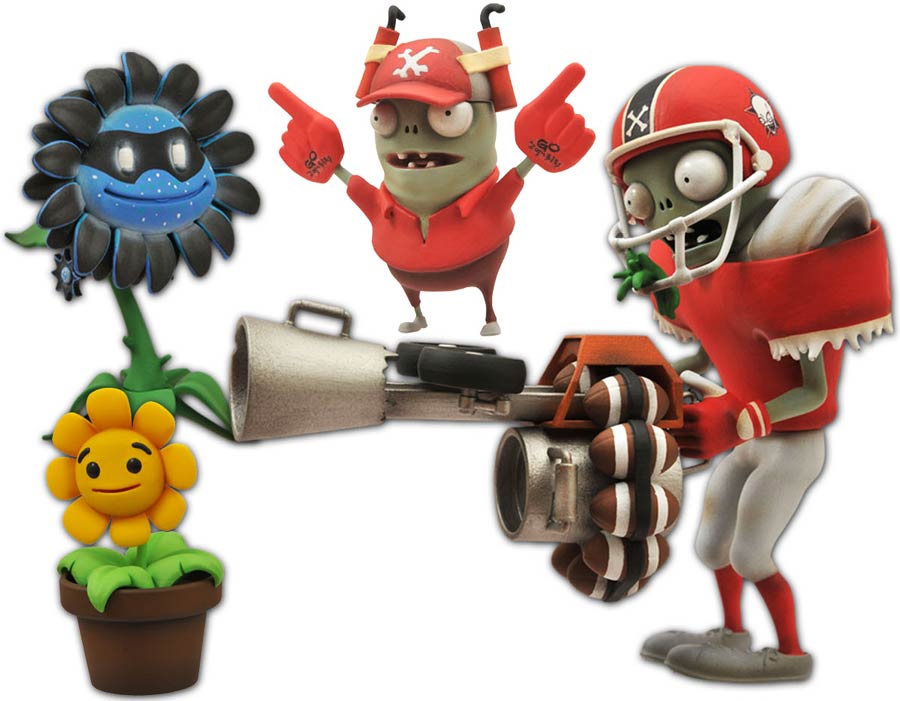 Plants vs Zombies Garden Warfare Select Football Zombie Action Figure