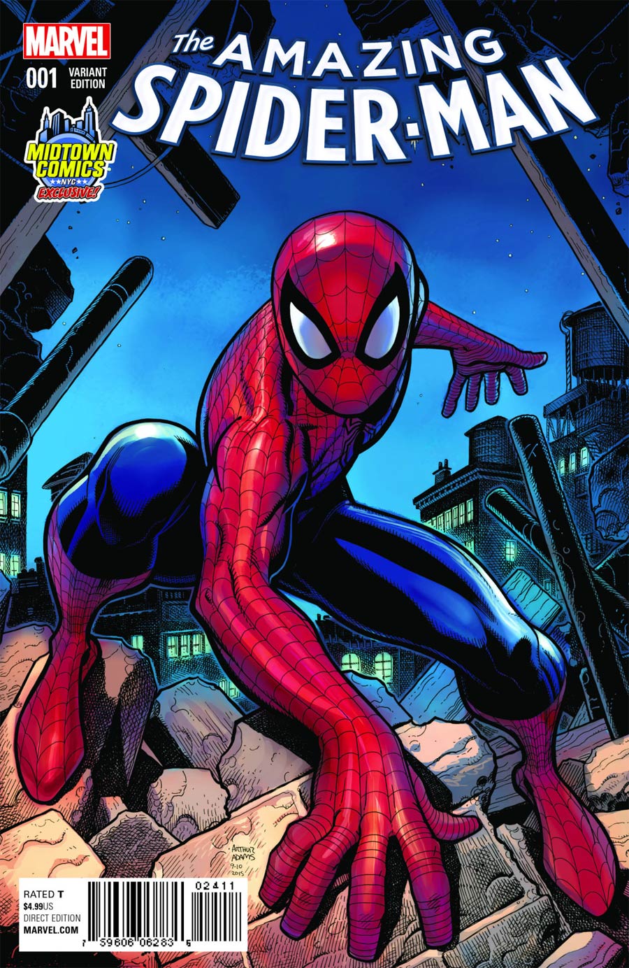 Amazing Spider-Man Vol 4 #1 Cover B Midtown Exclusive Arthur Adams Variant Cover
