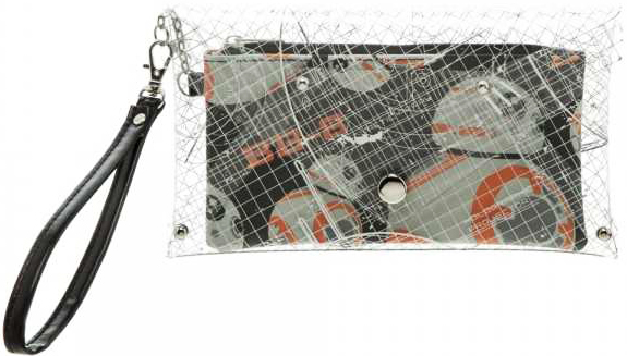 Star Wars Episode VII The Force Awakens Clear Envelope With Wristlet - BB-8