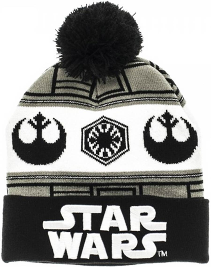 Star Wars Episode VII The Force Awakens Fair Isle Cuff Knit Beanie - Versus