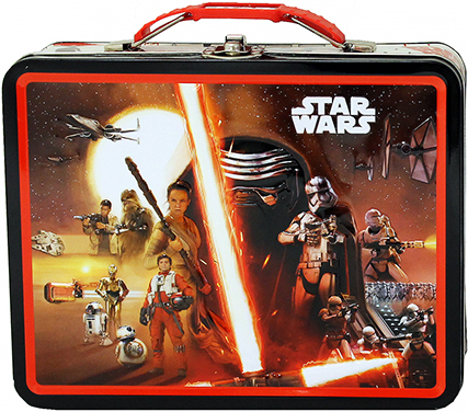 Star Wars Episode VII The Force Awakens Large Carry-All Tin Poster Image