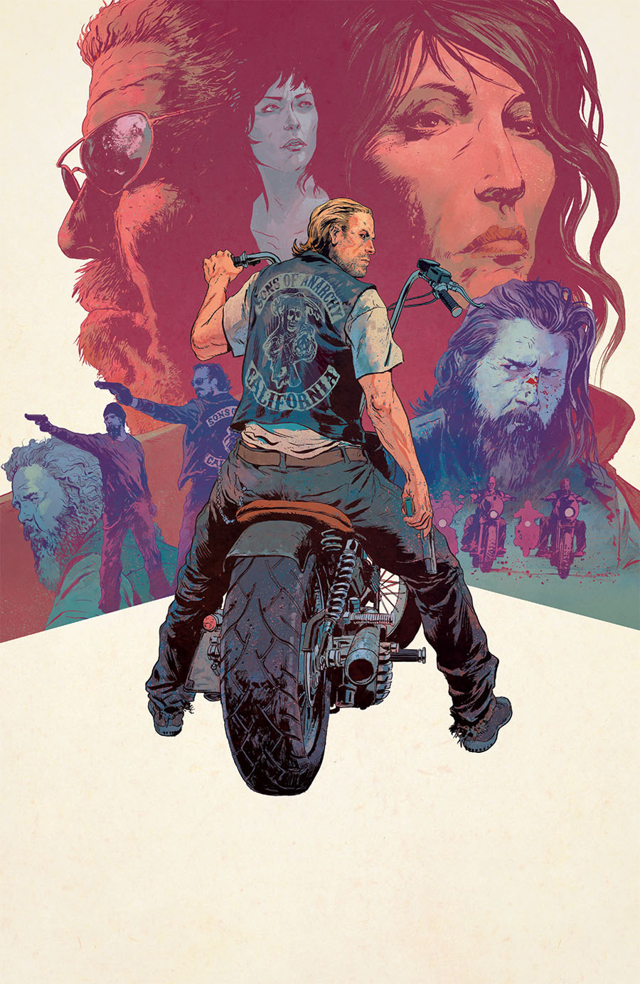 Sons Of Anarchy #25 Cover B Incentive Robert Sammelin Virgin Variant Cover