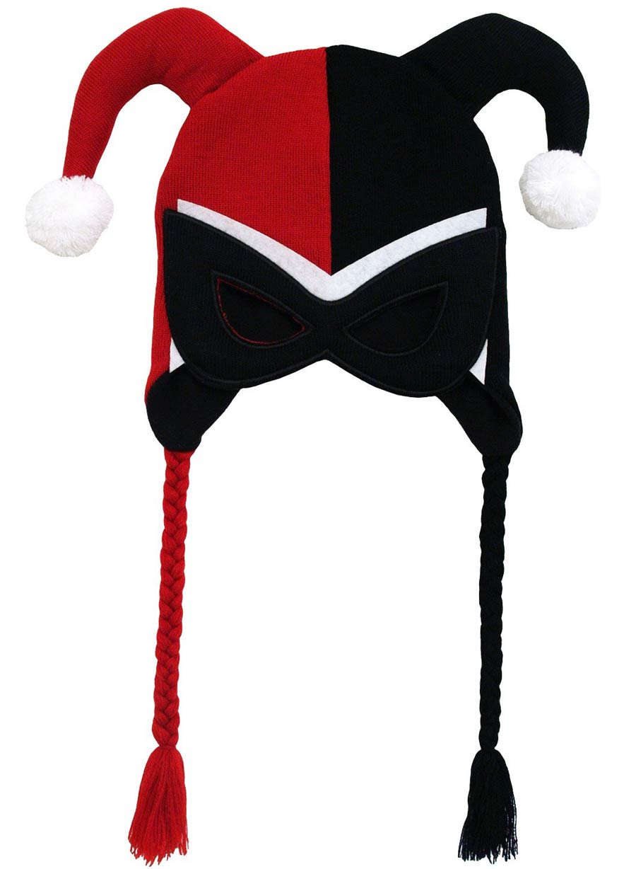 Harley Quinn Mask Peruvian Intarsia