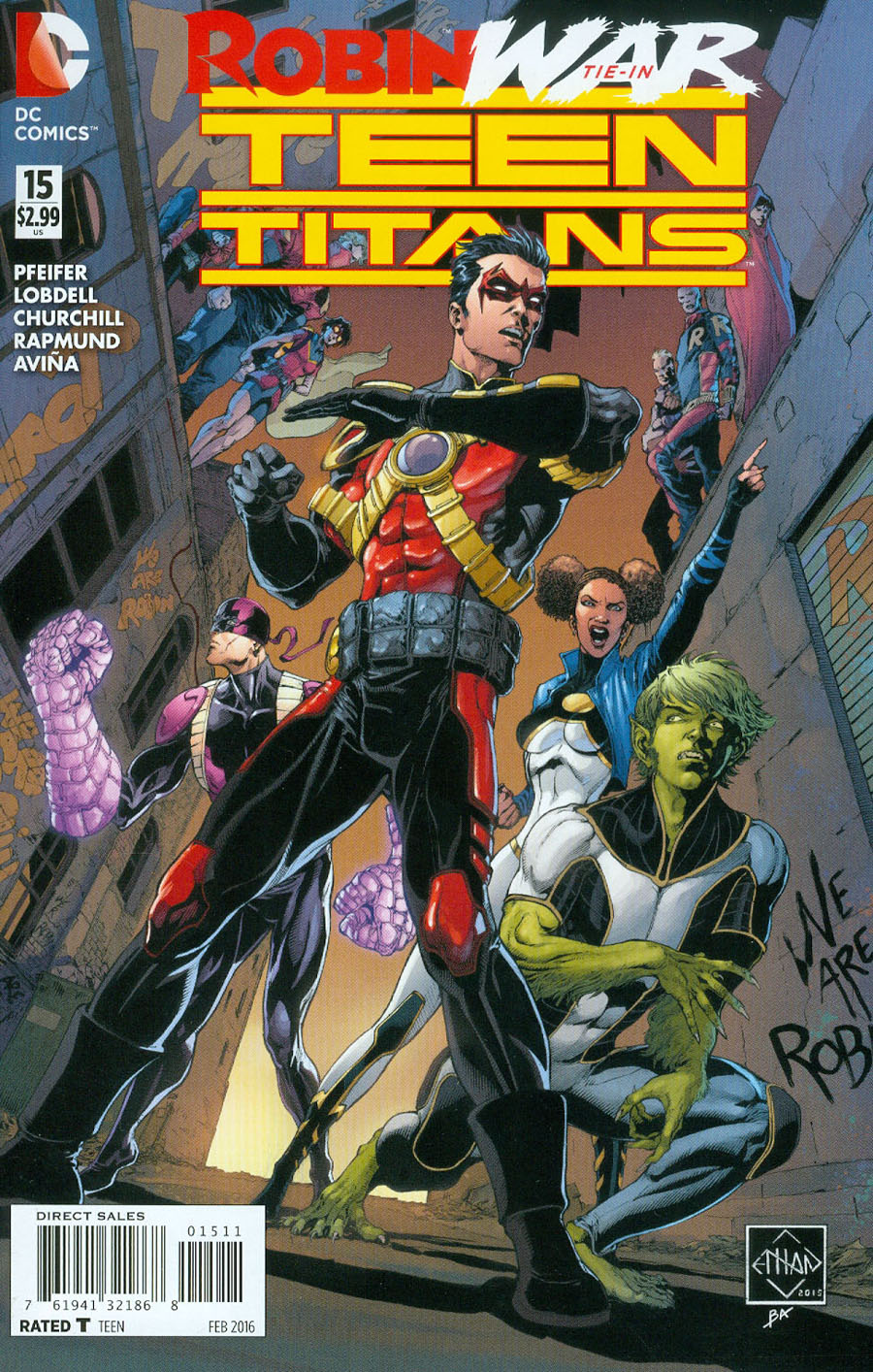 Teen Titans Vol 5 #15 (Robin War Tie-In)
