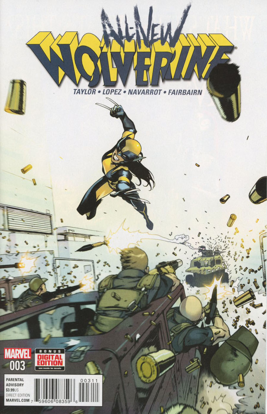 All-New Wolverine #3 Cover A 1st Ptg Regular Bengal Cover