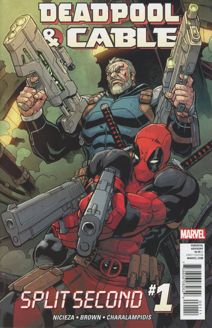 Deadpool And Cable Split Second #1 Cover A Regular Reilly Brown Cover
