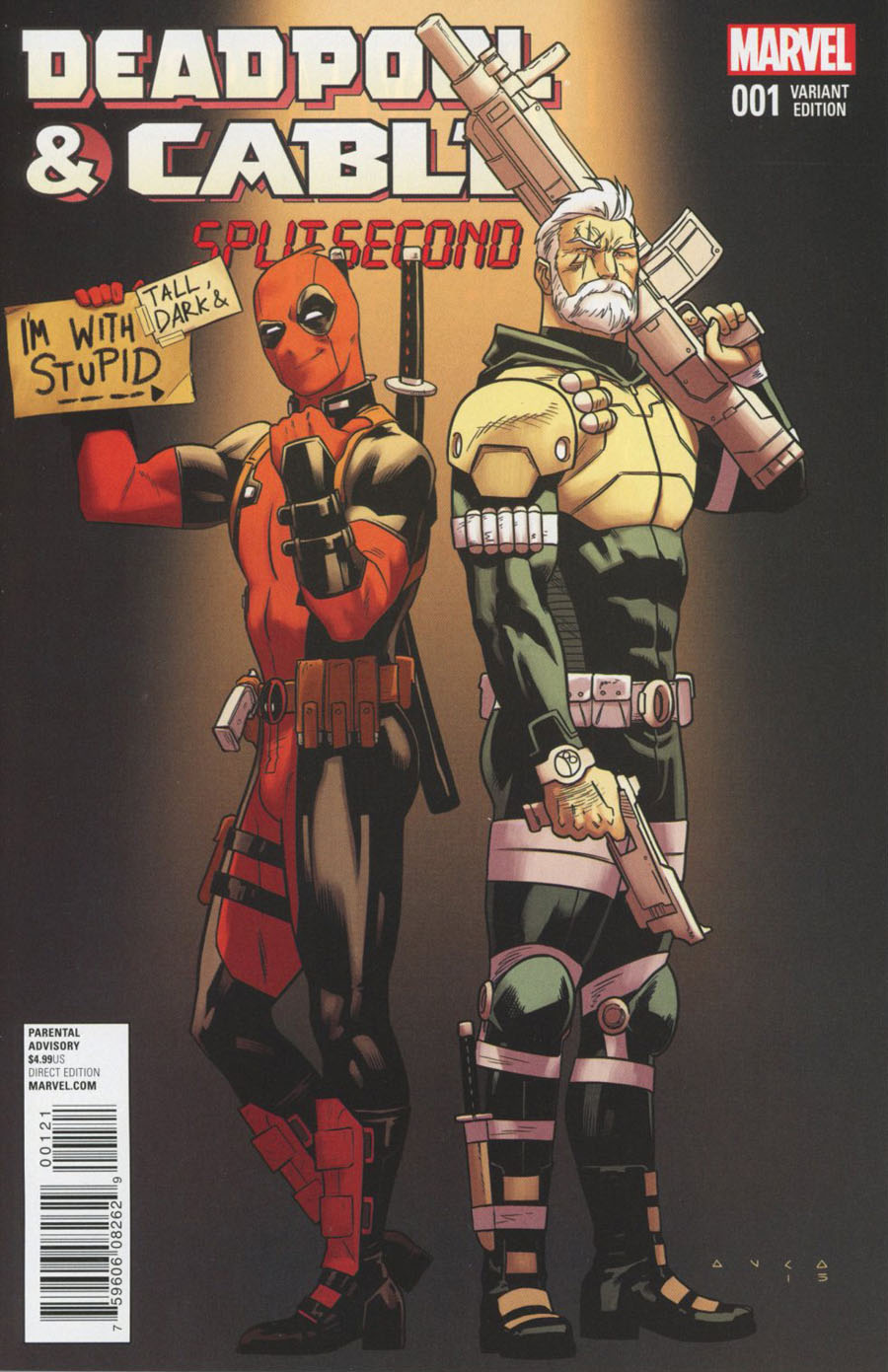 Deadpool And Cable Split Second #1 Cover B Variant Kris Anka Cover