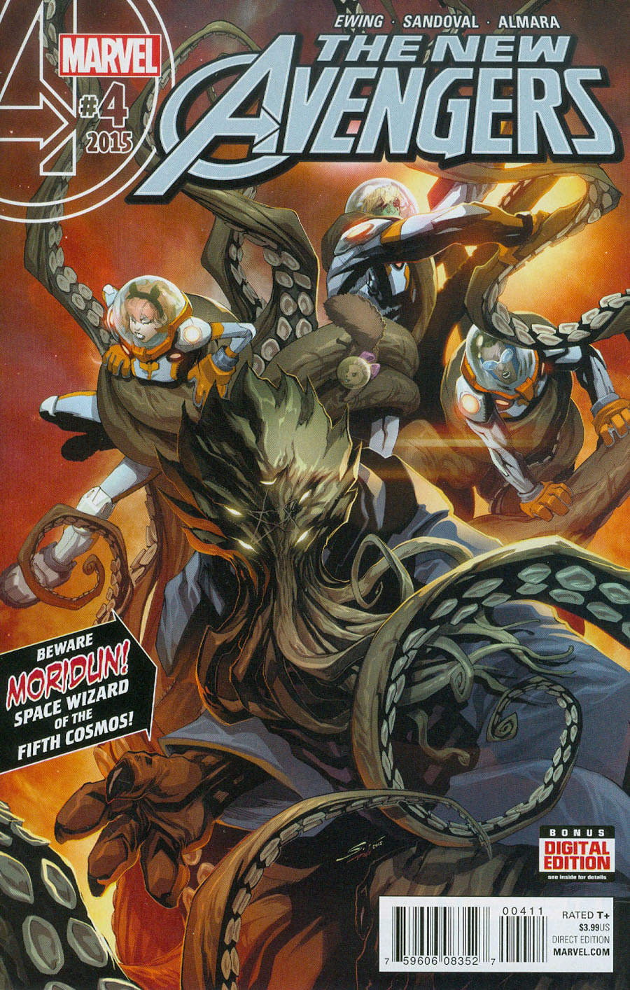 New Avengers Vol 4 #4 Cover A Regular Gerardo Sandoval Cover
