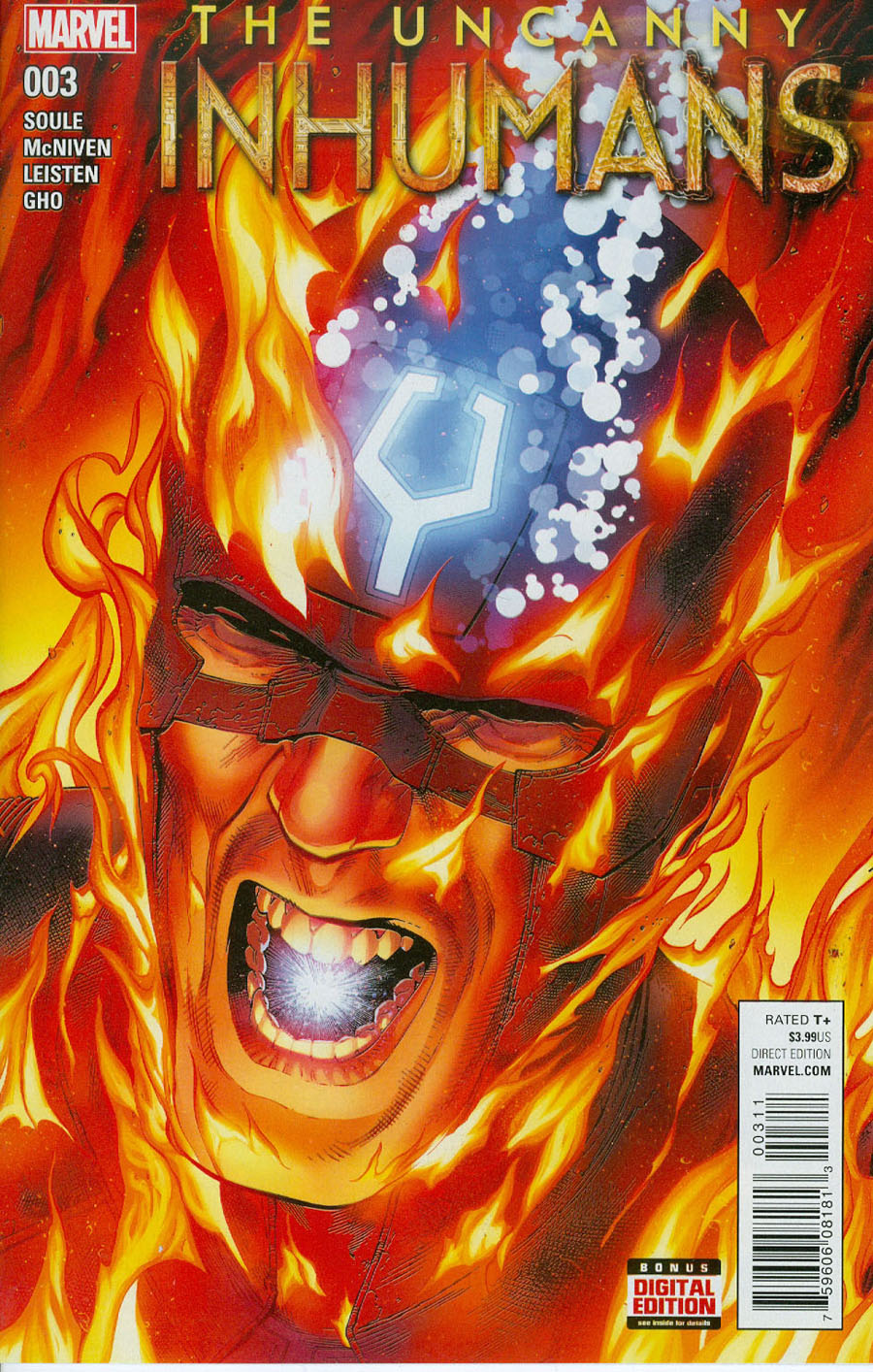 Uncanny Inhumans #3 Cover A Regular Steve Mcniven Cover
