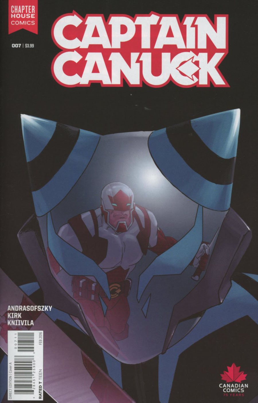 Captain Canuck Vol 2 #7 Cover A Regular Kalman Andrasofszky Cover