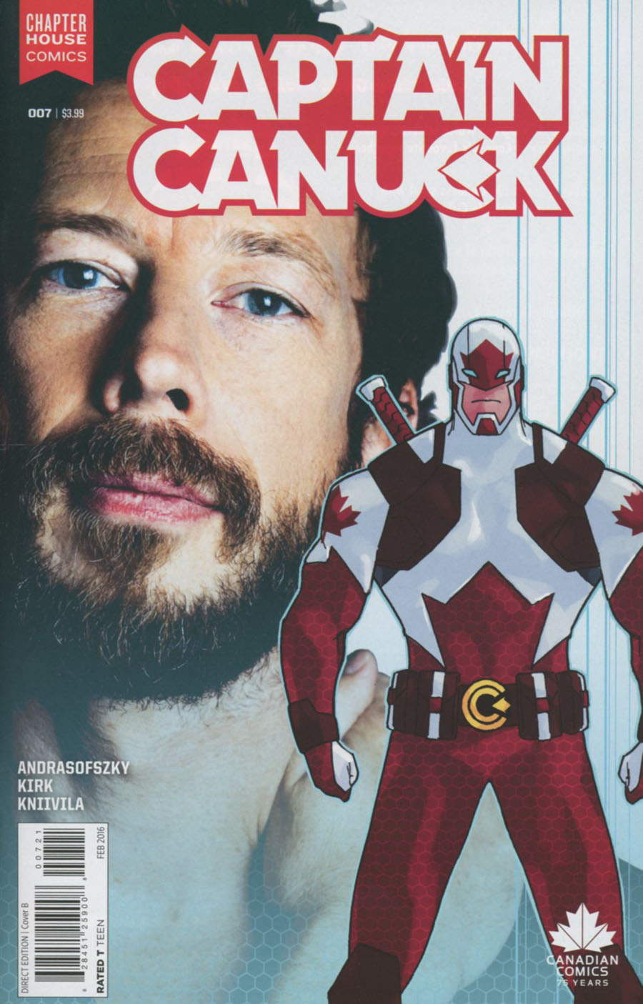 Captain Canuck Vol 2 #7 Cover B Variant Photo Cover