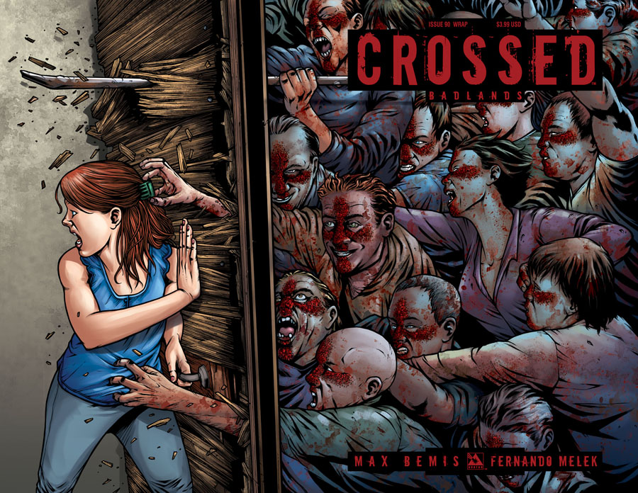 Crossed Badlands #90 Cover C Wraparound Cover