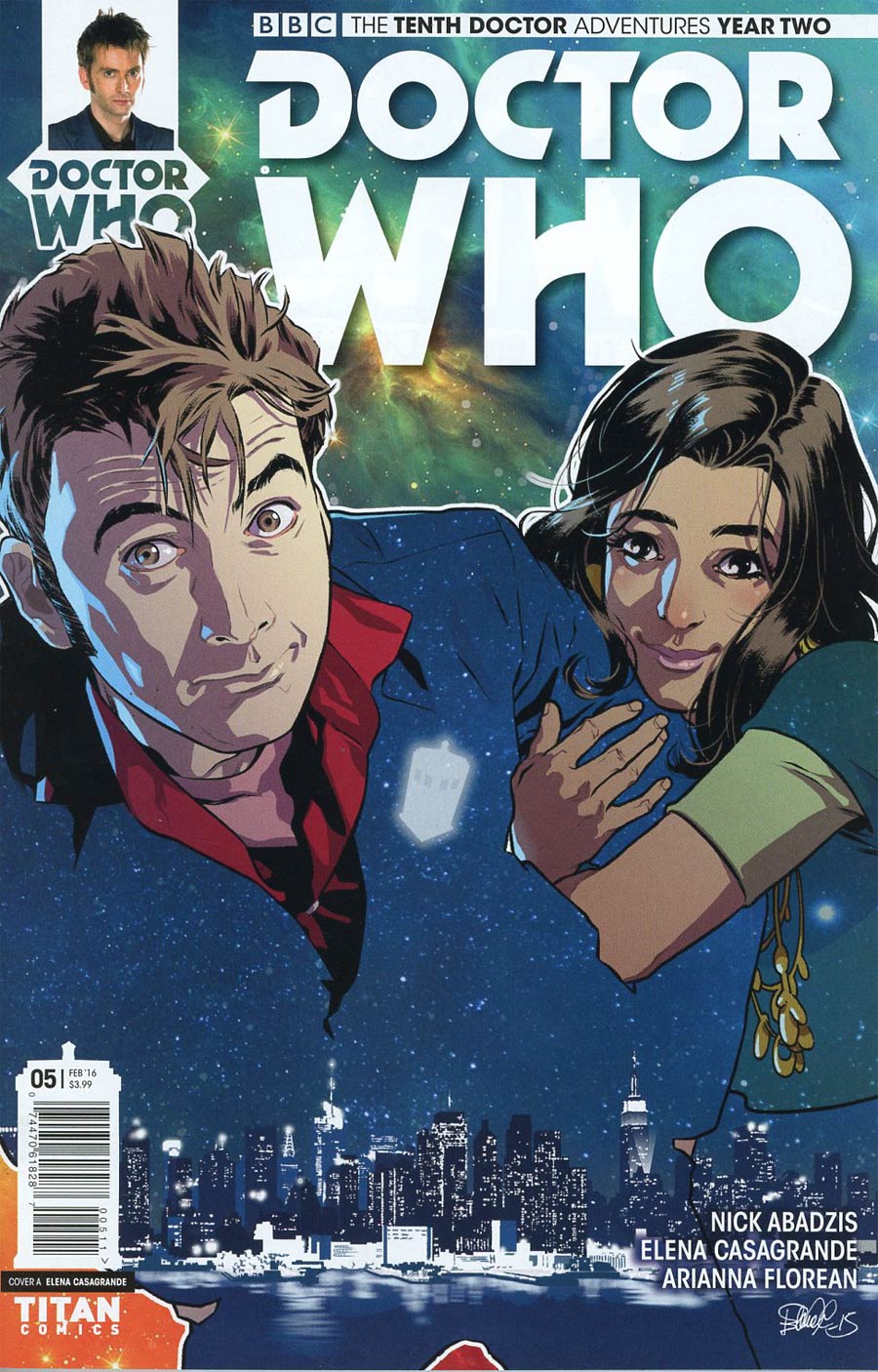 Doctor Who 10th Doctor Year Two #5 Cover A Regular Elena Casagrande Cover