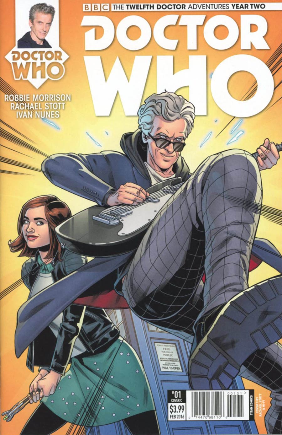 Doctor Who 12th Doctor Year Two #1 Cover C Variant Rachael Stott Cover