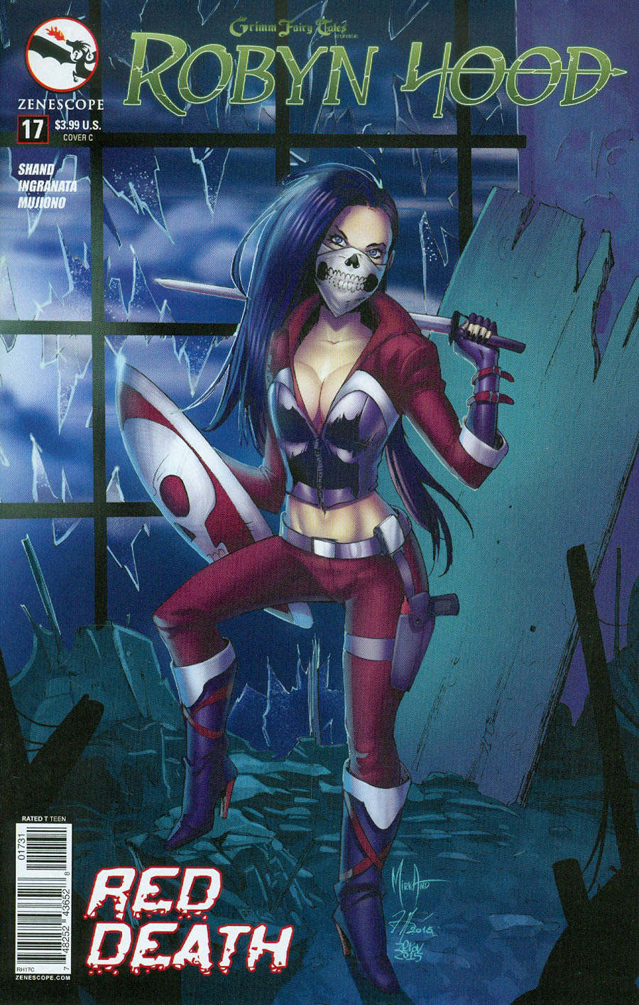 Grimm Fairy Tales Presents Robyn Hood Vol 2 #17 Cover C Mirka Andolfo