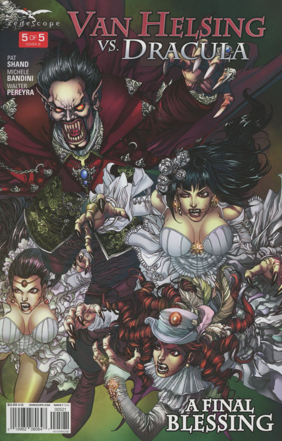 Grimm Fairy Tales Presents Van Helsing vs Dracula #5 Cover B Harvey Tolibao Connecting 2