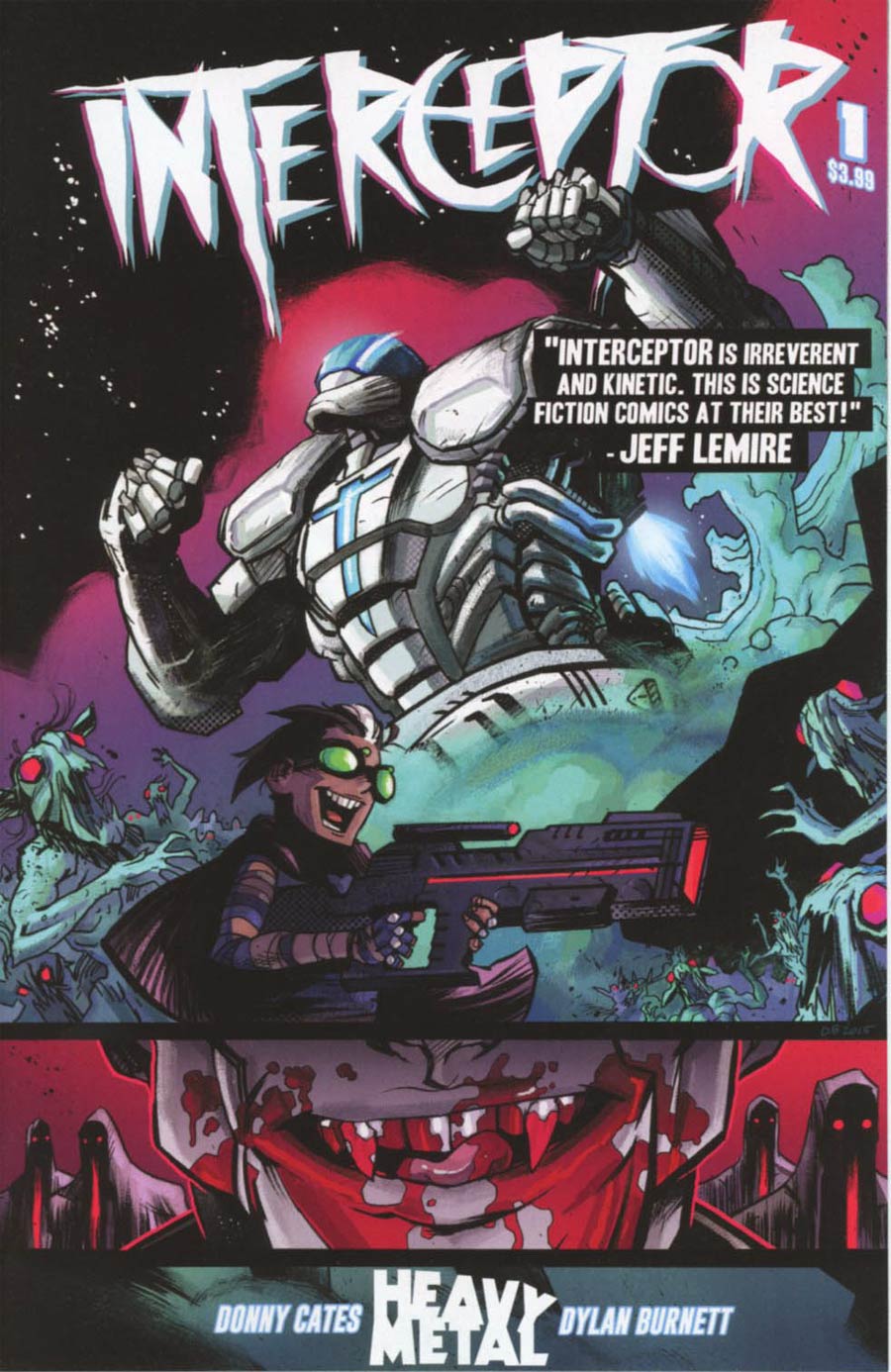 Interceptor #1 Cover A Regular Dylan Burnett Cover