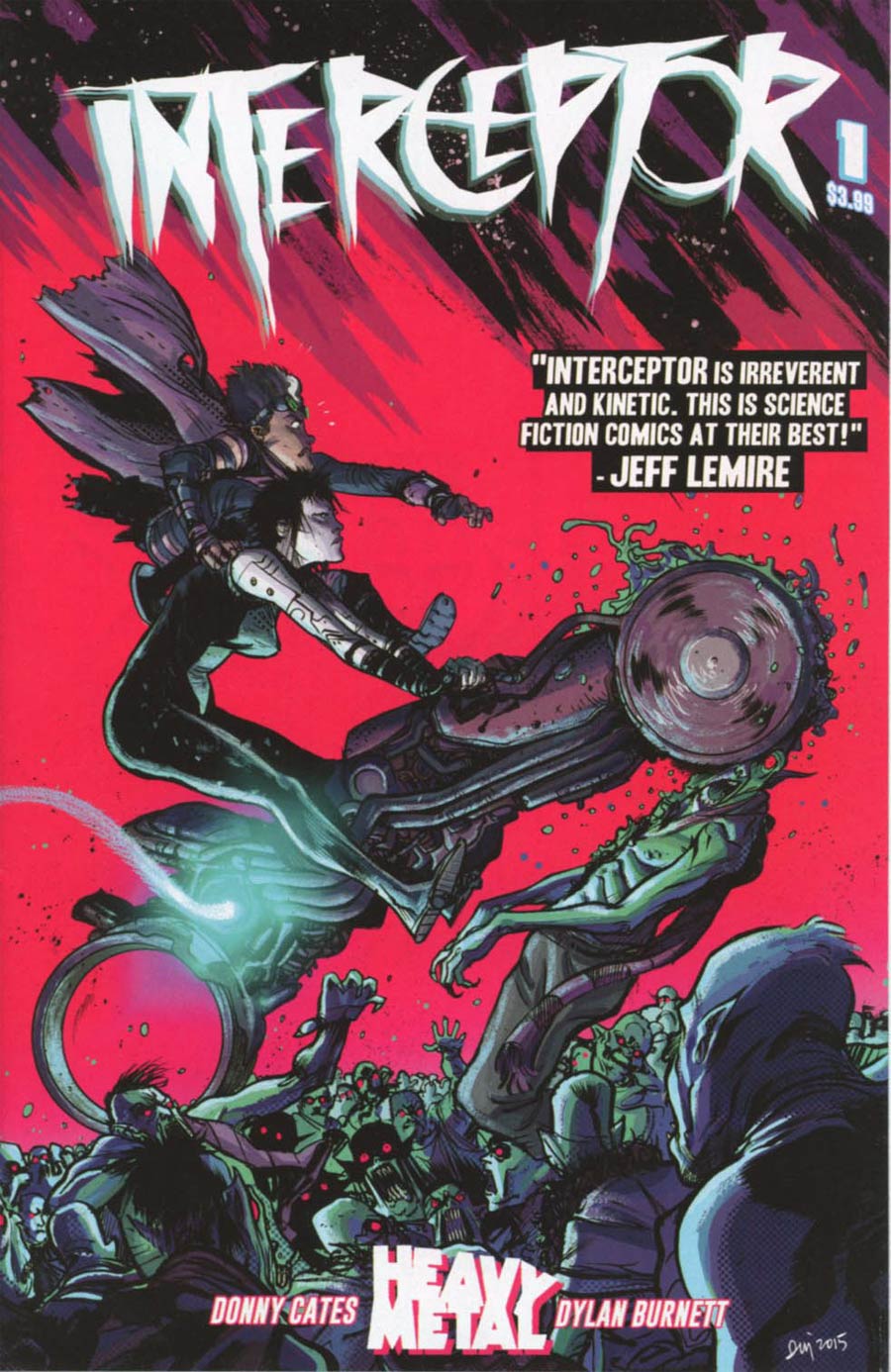 Interceptor #1 Cover B Variant Daniel Warren Johnson Cover
