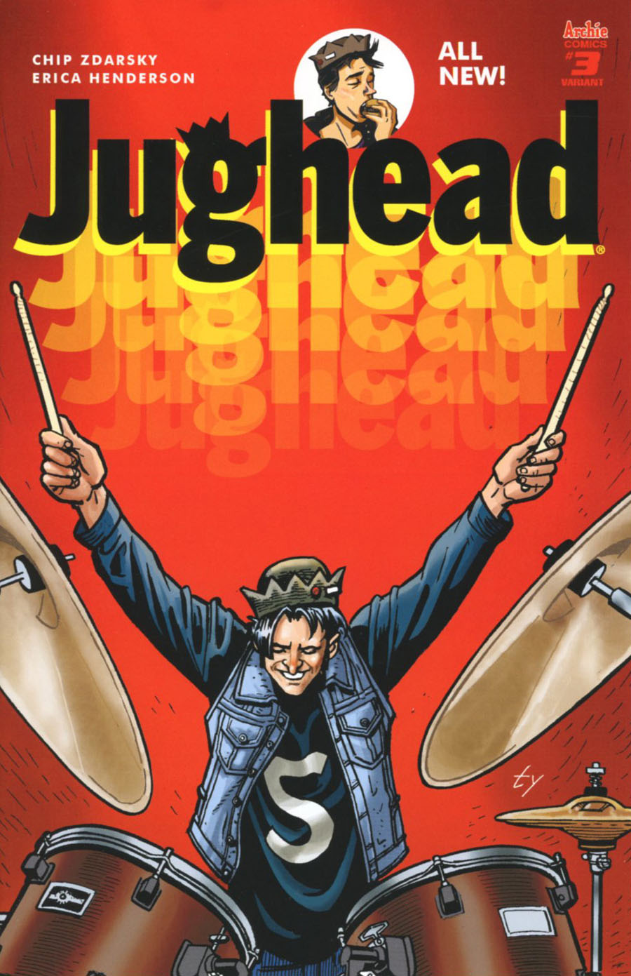 Jughead Vol 3 #3 Cover C Variant Ty Templeton Cover